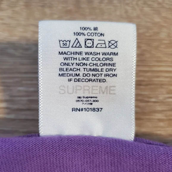 Supreme MF DOOM Tee Dusty Purple FW23 Size Large T-shirt NWOT New Without Tags - Picture 7 of 8